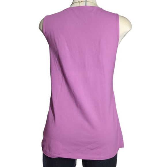 VOLDWATER Purple Sequin Sleeves Top Size M - Picture 4 of 9